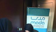 The Mada stand at the exhibition.