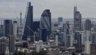 A general view is seen of the London skyline from Canary Wharf in London, Britain. (Reuters)