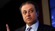 FILE PHOTO: U.S. Attorney for the Southern District of New York Preet Bharara speaks during a Reuters Newsmaker event in New York City, U.S., July 13, 2016. REUTERS/Brendan McDermid/File photo
