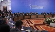 File Photo/ Participants of Syria peace talks attend a meeting in Astana, Kazakhstan Jan. 23, 2017. REUTERS/Mukhtar Kholdorbekov.