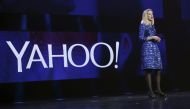 Yahoo CEO Marissa Mayer delivers her keynote address at the annual Consumer Electronics Show in Las Vegas, January 7,  2014 (REUTERS / Robert Galbraith) 
