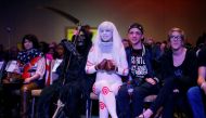Participants in the cosplay contest sit in the audience during the Gaming Opening Party at the South by Southwest (SXSW) Music Film Interactive Festival 2017 in Austin, Texas, U.S., March 16, 2017. REUTERS/Brian Snyder