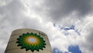 Signage for a BP petrol station is pictured in London in this file picture taken July 29, 2014 (Reuters / Luke MacGregor) 
