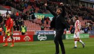Chelsea manager Antonio Conte celebrates after the game. Reuters / Phil Noble Livepic