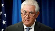 U.S. Secretary of State Rex Tillerson speaks on issues related to visas and travel after U.S. President Donald Trump signed a new travel ban order in Washington, U.S., March 6, 2017. REUTERS/Kevin Lamarque/File Photo