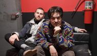 Musicians Philipp Dausch and Clemens Rehbein of Milky Chance pose backstage at Le Poisson Rouge on March 17, 2017 in New York. AFP / ANGELA WEISS