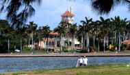 FILE PHOTO: US President Donald Trump's Mar-a-Lago estate in Palm Beach is seen from West Palm Beach, Florida, US, as Trump prepared to return to Washington after a weekend at the estate, March 5, 2017. Reuters/Joe Skipper/File Photo