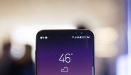 A view of the new Samsung Galaxy S8 at its Samsung launch event, March 29, 2017 in New York City. Following the recall and discontinuation of the Samsung Galaxy Note 7, the Galaxy S8 is the new flagship smartphone for Samsung. Drew Angerer/Getty Images/AF