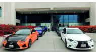 Lexus models for the test drive in Doha.  Pic: Salim Matramkot/The Peninsula