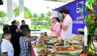 A stall at the food festival. Pic: Baher Amin/ The Peninsula