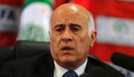 FILE PHOTO:  Palestinian Football Association head Jibril Rajoub holds a press conference on October 12, 2016 in the West Bank city of Ramallah (AFP ABBAS MOMANI) 