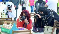 Participants of a recent food photography and styling sessions held for the first time at the eighth Qatar International Food Festival at Hotel Park.