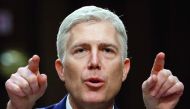 FILE PHOTO: US Supreme Court nominee judge Neil Gorsuch testifies during a third day of his Senate Judiciary Committee confirmation hearing on Capitol Hill in Washington, March 22, 2017. Reuters/Jonathan Ernst