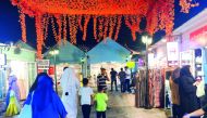 Visitors at the Magical Festival Village.