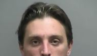 This undated police booking photograph obtained April 9, 2017 courtesy of the Rock County Sheriff's Office in Wisconsin shows Joseph Jakubowski, 32, who on April 4, 2017 allegedly robbed a gun shop and sent a lengthy manifesto to US President Donald Trump