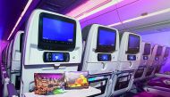 Qatar Airways Economy amenity kits.