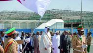 Emir H H Sheikh Tamim bin Hamad Al Thani was seen off upon departure at Bole International Airport by Prime Minister of Ethiopia Hailemariam Desalegn.