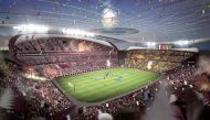 Artist's impression of the Lusail Iconic Stadium.