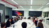 Artists gathered at Mathaf: Arab Museum of Modern Art for the launch of its ‘Creative Conversation for Artists’ programme. 