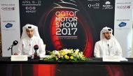 File picture of Qatar Motor Show press conference. 