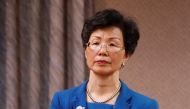 Chang attends a Parliament session in Taipei, Taiwan, on April 17, 2017. Source: Reuters/Tyrone Siu.