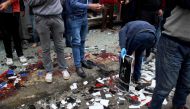 FILE PHOTO: A wreckage is seen after a bomb attack near St. Mark’s Cathedral in the coastal city of Alexandria, Egypt on April 09, 2017. At least 45 people were killed and scores injured in two church bombings claimed by Daesh terrorist group in Egypt as 