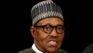 Nigerian President Muhammadu Buhari speaks during his meeting with U.S. President Barack Obama at the United Nations General Assembly September 20, 2016. REUTERS/Kevin Lamarque