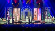 Participants at the Prophet’s (PBUH) Poet Award event at the Cultural Village Foundation-Katara.
