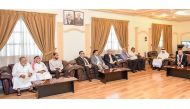 Embassy officials at an event organised to express solidarity with the Palestinian prisoners.