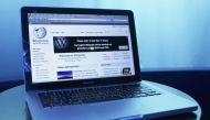 Wikipedia webpage in use on a laptop computer is seen in Washington, January 17, 2012  (REUTERS / Gary Cameron) 