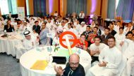 Participants of the Taqaddam competition held at the La Cigale Hotel, yesterday. Pic: Qassim Rahmatullah /The Peninsula