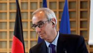 Jean Pisani-Ferry, head of the France Strategie government think-tank, attends a news conference to present the Franco-German report on economic reforms and investment at the Bercy Finance Ministry in Paris, France, November 27, 2014. Picture taken Novemb
