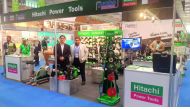 Hitachi Power Tools stand at Project Qatar 2017.