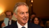 Britain's former Prime Minister Tony Blair arrives for a meeting of the European People's Party in Wicklow, Ireland, May 12, 2017. REUTERS/Clodagh Kilcoyne