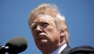 President Donald Trump speaks at the National Peace Officers Memorial Service on the West Lawn of the U.S. Capitol in Washington, U.S., May 15, 2017. REUTERS/Kevin Lamarque
