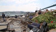 Piles of debris are left after bulldozers razed building of the famous nightclub Reina where a deadly Daesh attack occurred early on New Year’s Day, Istanbul, Turkey on May 22, 2017. Hikmet Faruk Ba?er - Anadolu Agency
