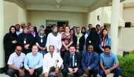 Participants at the training programme .