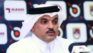 Qatar Shooting and Archery Association President Ali Mohammed Al Kuwari addressing the media during a press conference yesterday.
