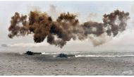 Taiwan conducted live-fire war games in its biggest annual military exercise on May 25, presided by President Tsai Ing-wen AFP/SAM YEH.