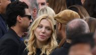 Courtney Love attends the funeral and memorial service for Soundgarden frontman Chris Cornell, May 26, 2017, at Hollywood Forever Cemetery in Los Angeles, California. AFP / Robyn Beck
