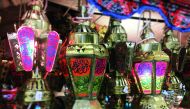 Colourful lanterns are a popular Ramadan gift.