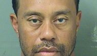 Tiger Eldrick Woods appears in a booking photo released by Palm Beach County Sheriff's Office in Palm Beach, Florida, U.S., May 29, 2017. (Palm Beach County Sheriff's Office/Handout via REUTERS)