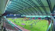 A snapshot from the event's activities at Aspire Dome.