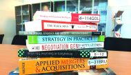 A selection from the donated books.