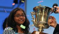 Ananya Vinay of Fresno, CA. won the 2017 Scripps National Spelling Bee by spelling the word 