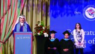 ACS Doha International School graduation ceremony being held at the Ritz-Carlton.