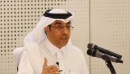 Dr. Ali Samikh Al Marri, Chairman of the National Human Rights Committee (NHRC), presenting the lecture in Qatar Foundation.
