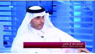 Dr. Khalid Mubarak Al-Shafi, Editor-in-Chief of The Peninsula, during a talk show on Qatar TV.