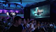 Game enthusiasts and industry personnel watch scenes from 'Battlefield One' during the Electronic Arts EA Play event at the Hollywood Palladium on June 10, 2017 in Los Angeles, California. Christian Petersen/Getty Images/AFP
