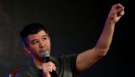 Co-founder and Chief Executive Officer (CEO) of US tranportation company Uber, Travis Kalanick (AFP / MONEY SHARMA)